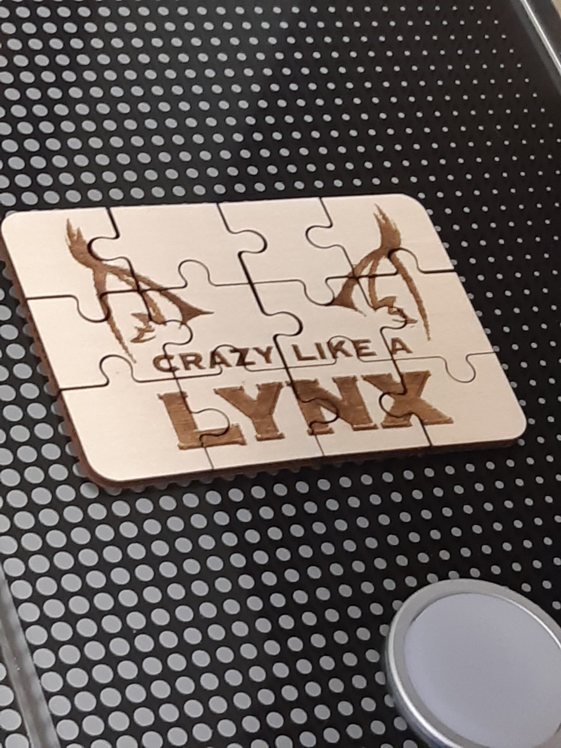 20220617_141740 (1) A puzzle forming the words "crazy like a lynx".