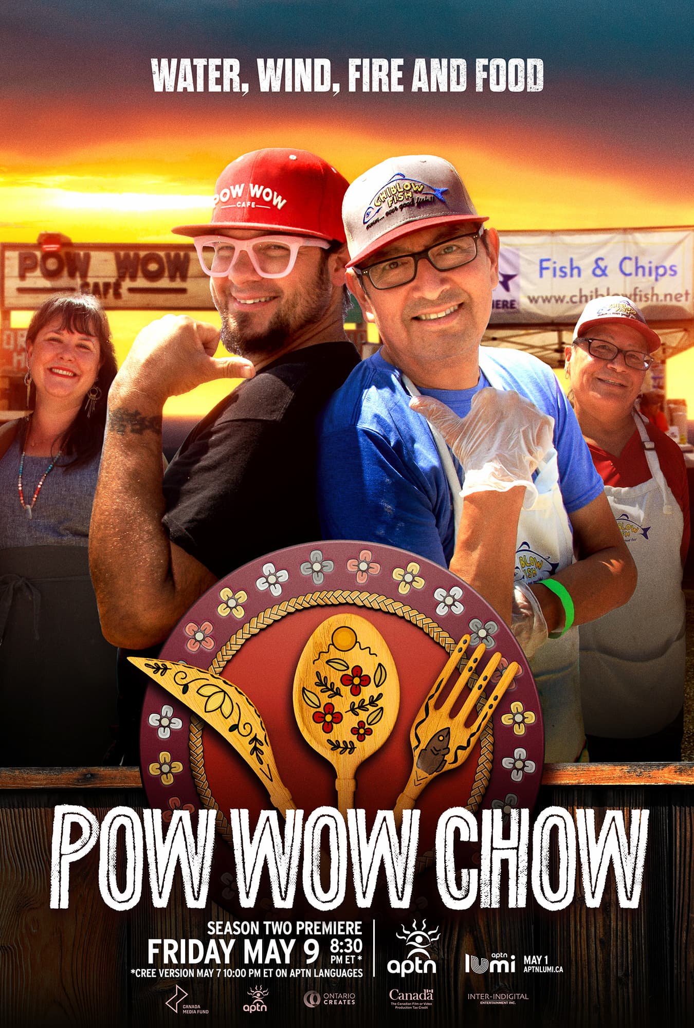 powwowchow_poster_s2_web (1) The poster for the show Pow Wow Chow produced by Interindigital Entertainment Inc.